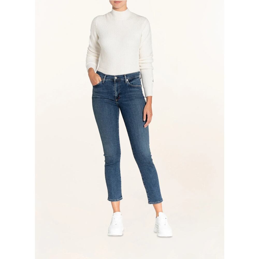 Citizens of Humanity Skyla High Rise Straight Ankle Crop Denim Jeans 28